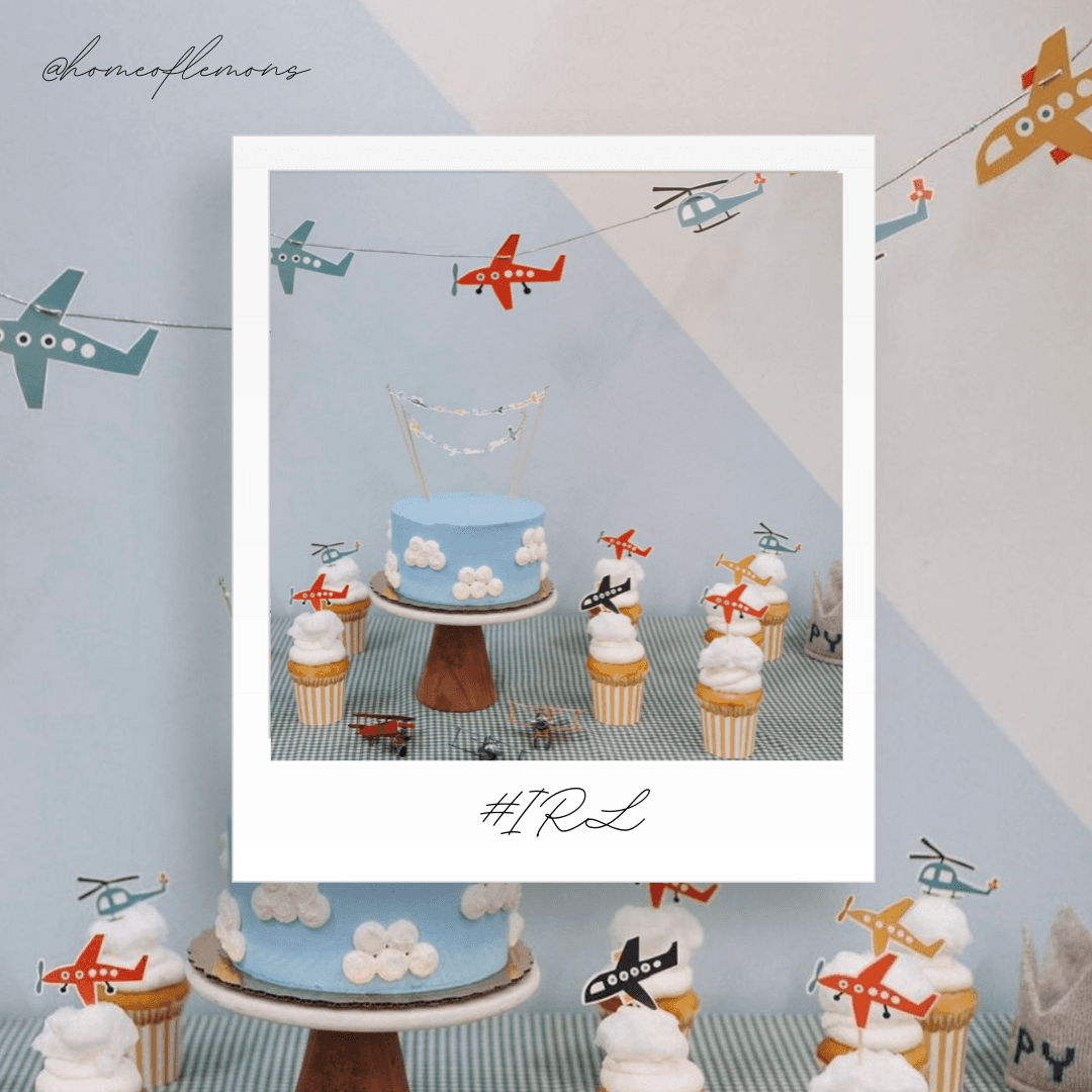 Airplane Cake Topper (x1) - Josi James - Cake Banner