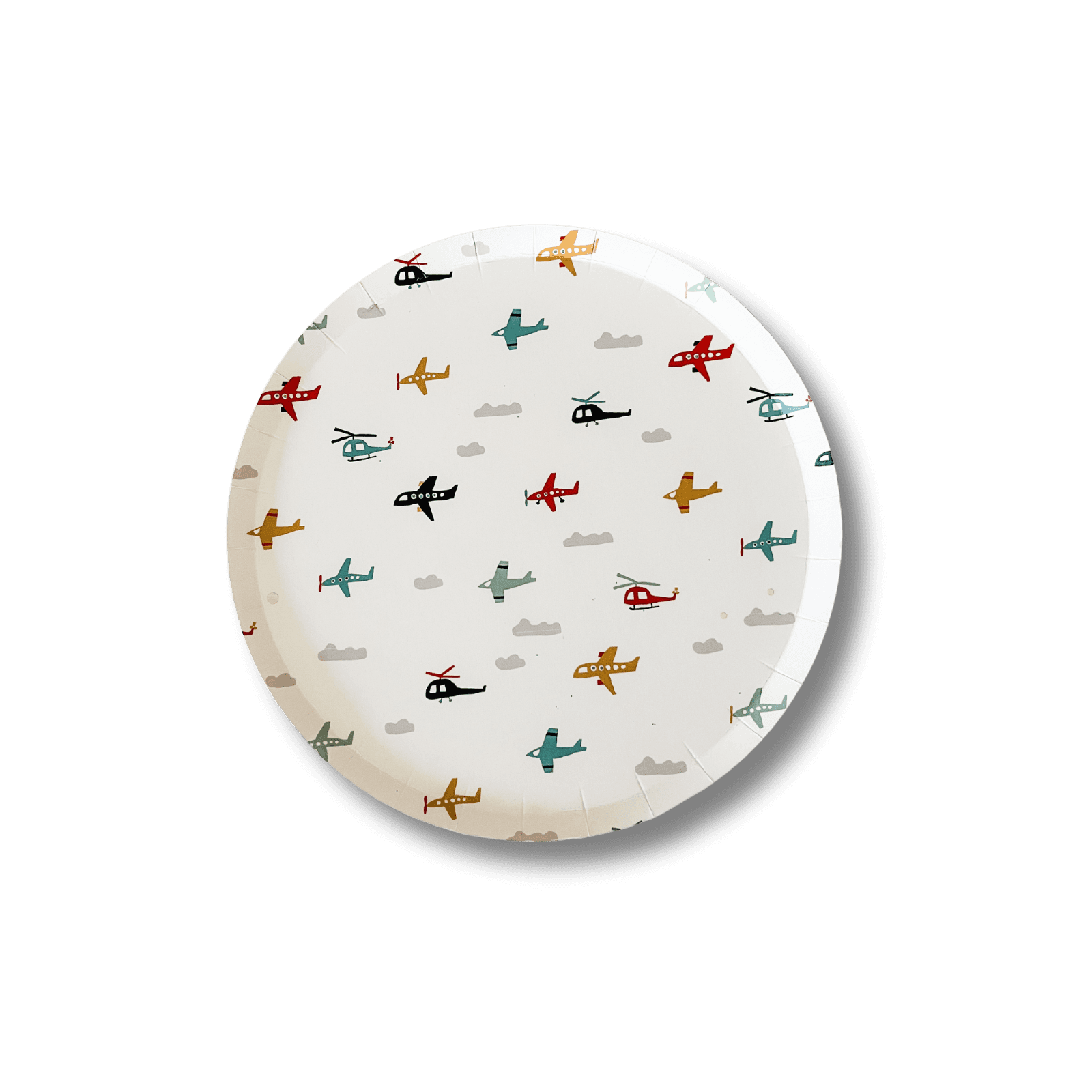 Airplane Dessert Paper Plate (8pcs) - Josi James - 7 Inch Plate