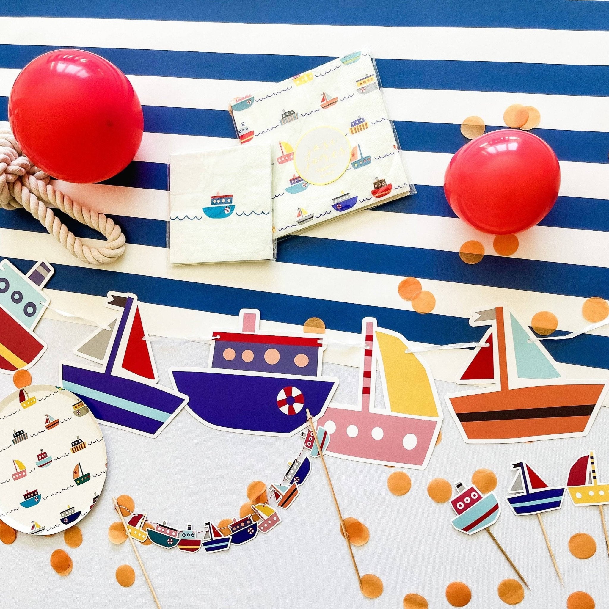 Boat Cake Banner - Josi James - Cake Banner