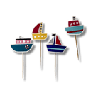 Boat Cupcake Toppers (8 Per Set) - Josi James - Cupcake Toppers