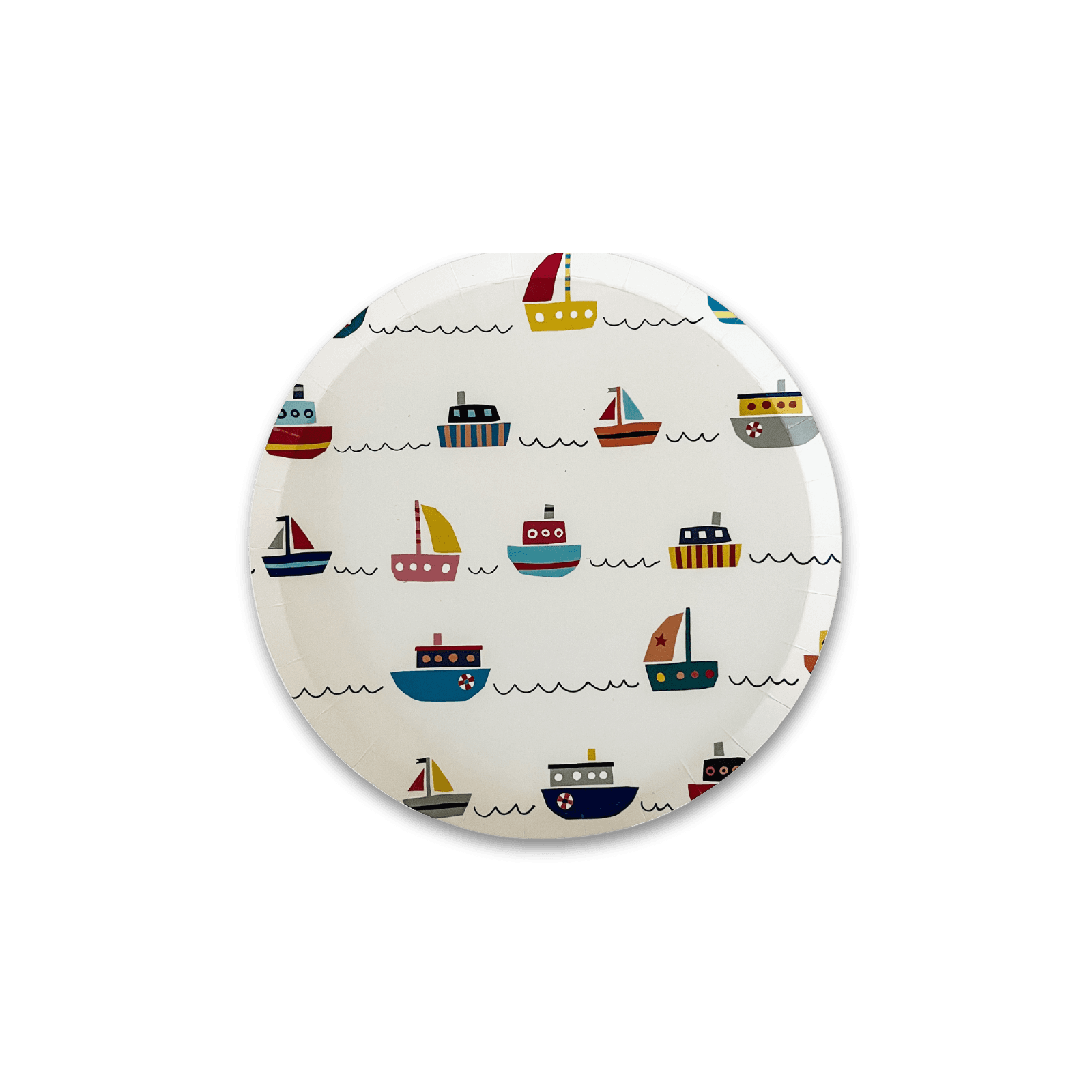 Boat Dessert Paper Plate (8pcs) - Josi James - 7 Inch Plate