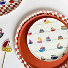 Boat Dessert Paper Plate (8pcs) - Josi James - 7 Inch Plate