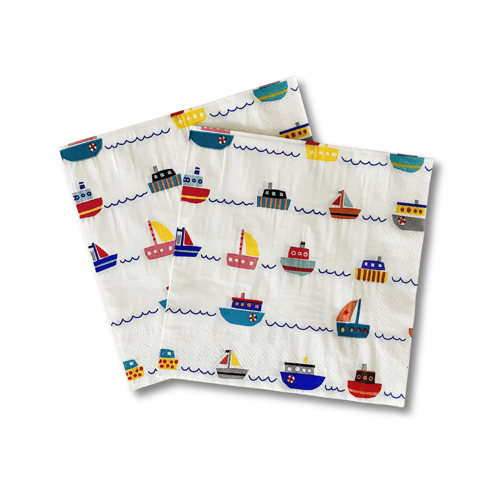 Boat Napkins Disposable Paper Napkins (16pcs) - Josi James - Large Napkins