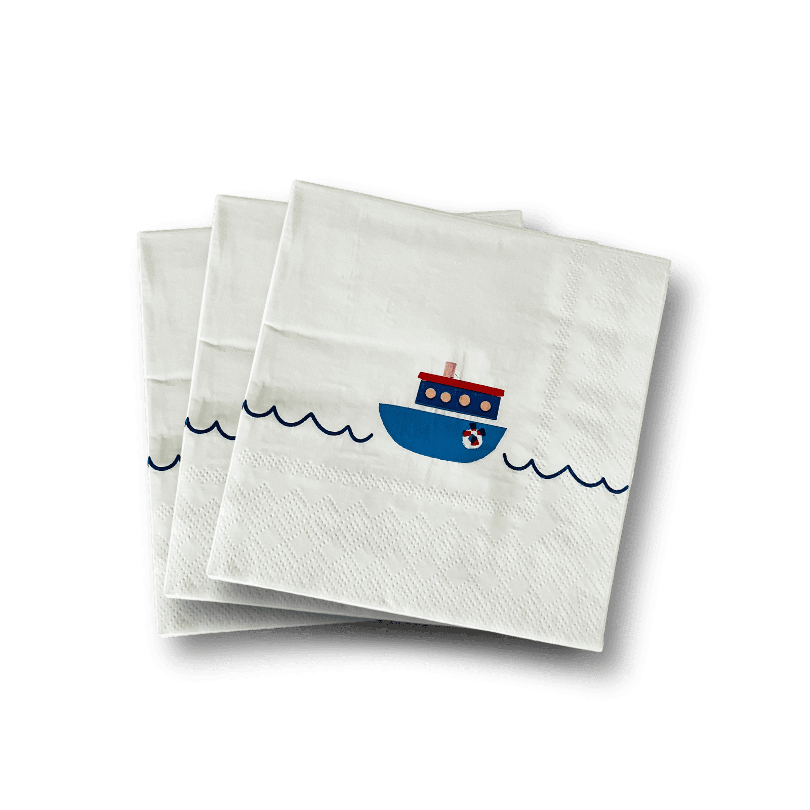 Boat Small Disposable Paper Napkins (16pcs) - Josi James - Small Napkins