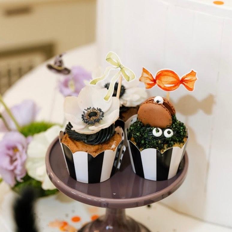 Bows & Boos Halloween Cupcake Toppers - Josi James - Cupcake Toppers