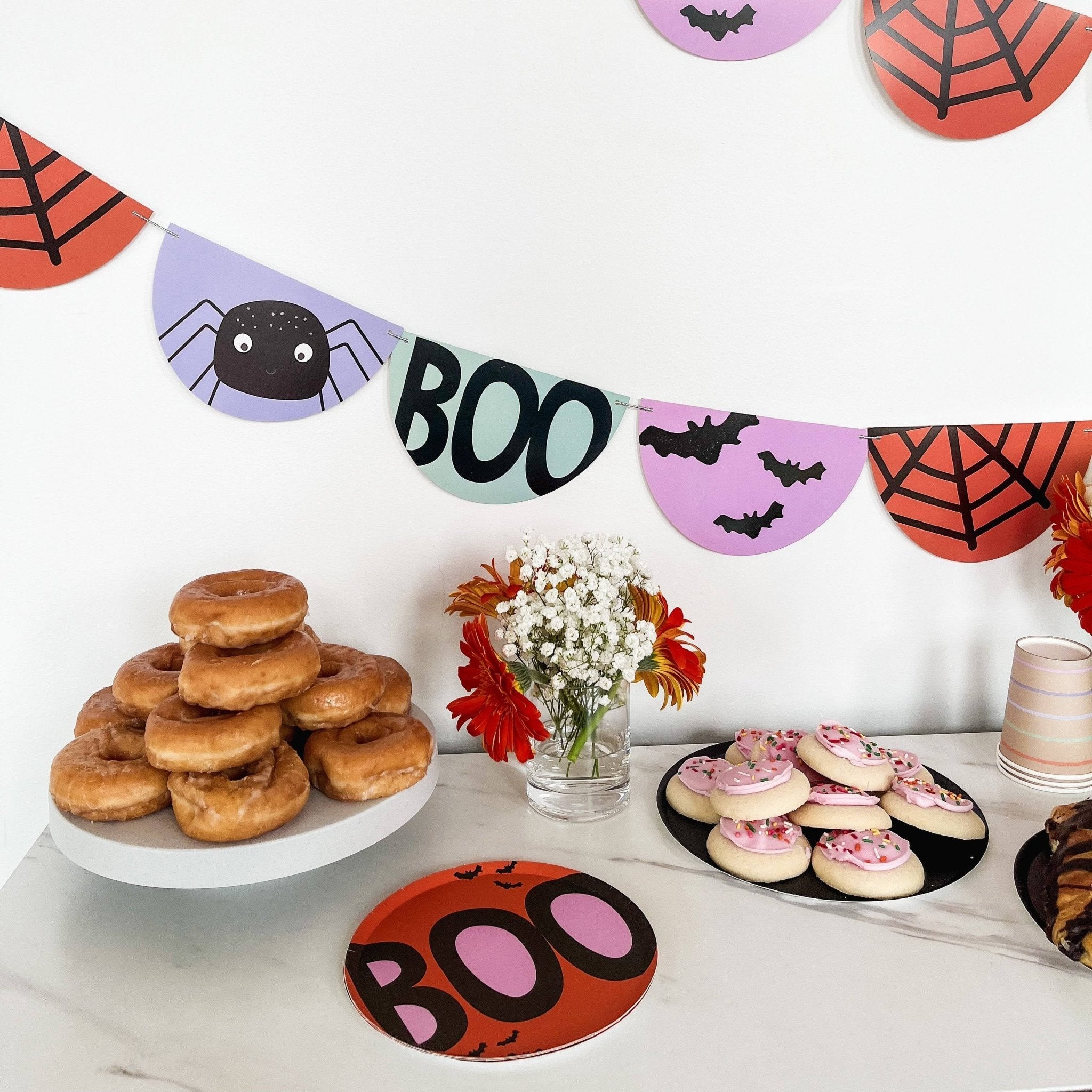 Bright Scalloped Halloween Banner - Josi James - Banners