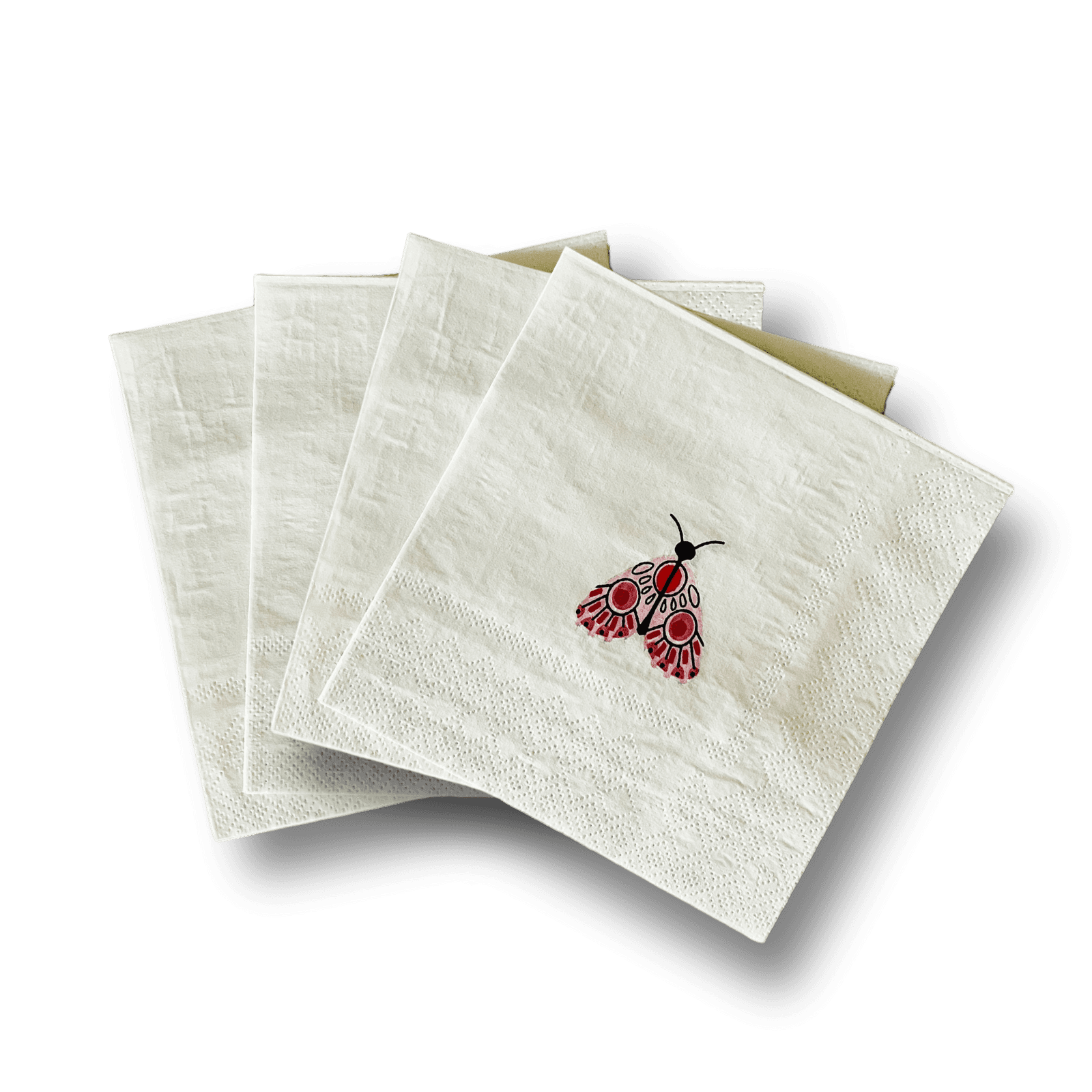 Butterfly Small Disposable Paper Napkins (16pcs) - Josi James - Small Napkins