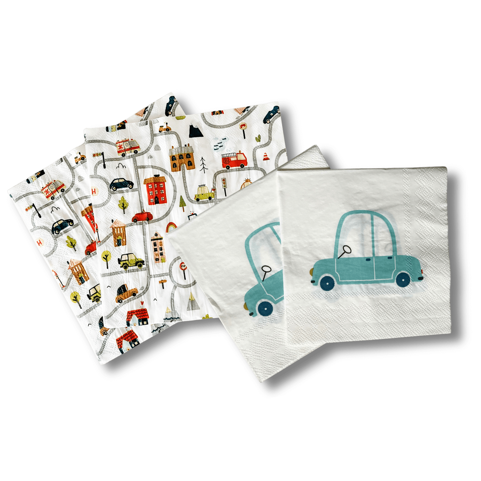 Car Napkin Set, (2 Packs of 16) - Josi James - Napkins