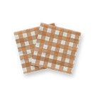 Fall Plaid Small Disposable Paper Napkins (16pcs) - Josi James - Small Napkins