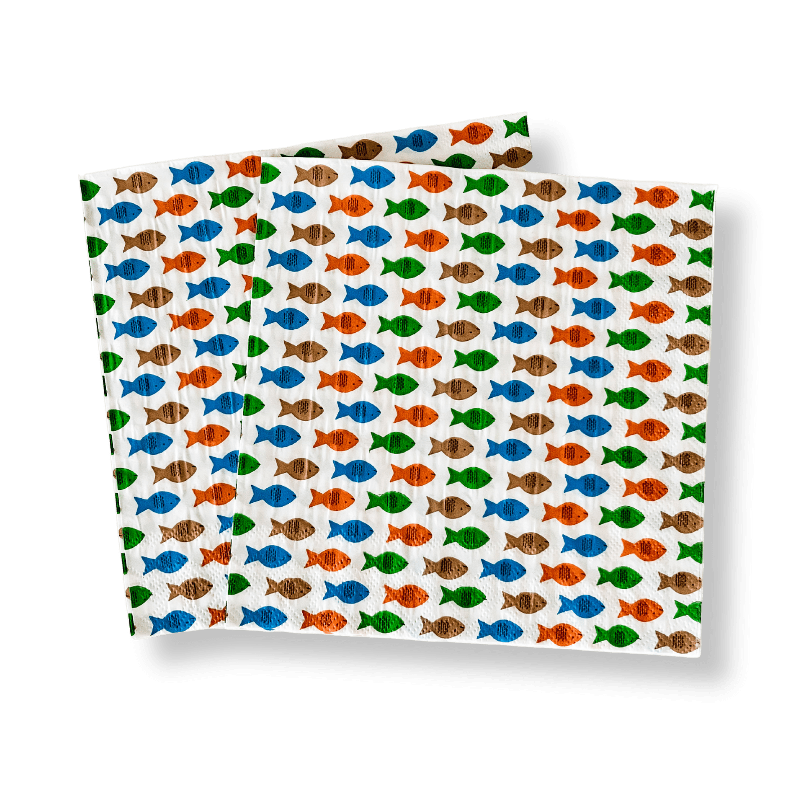 Fishing Large Disposable Paper Napkins (16pcs) - Josi James - Large Napkins