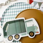 Garbage Truck Plate (12pcs) - Josi James - Die Cut Plate