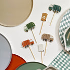 Garbage Truck Toppers (8 Count) - Josi James - Cupcake Toppers