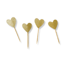 Gold Heart Topper - Josi James - Cupcake Toppers