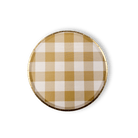 Gold Matte Plaid Paper Dessert Plate (8pcs) - Josi James - 9 Inch Plate