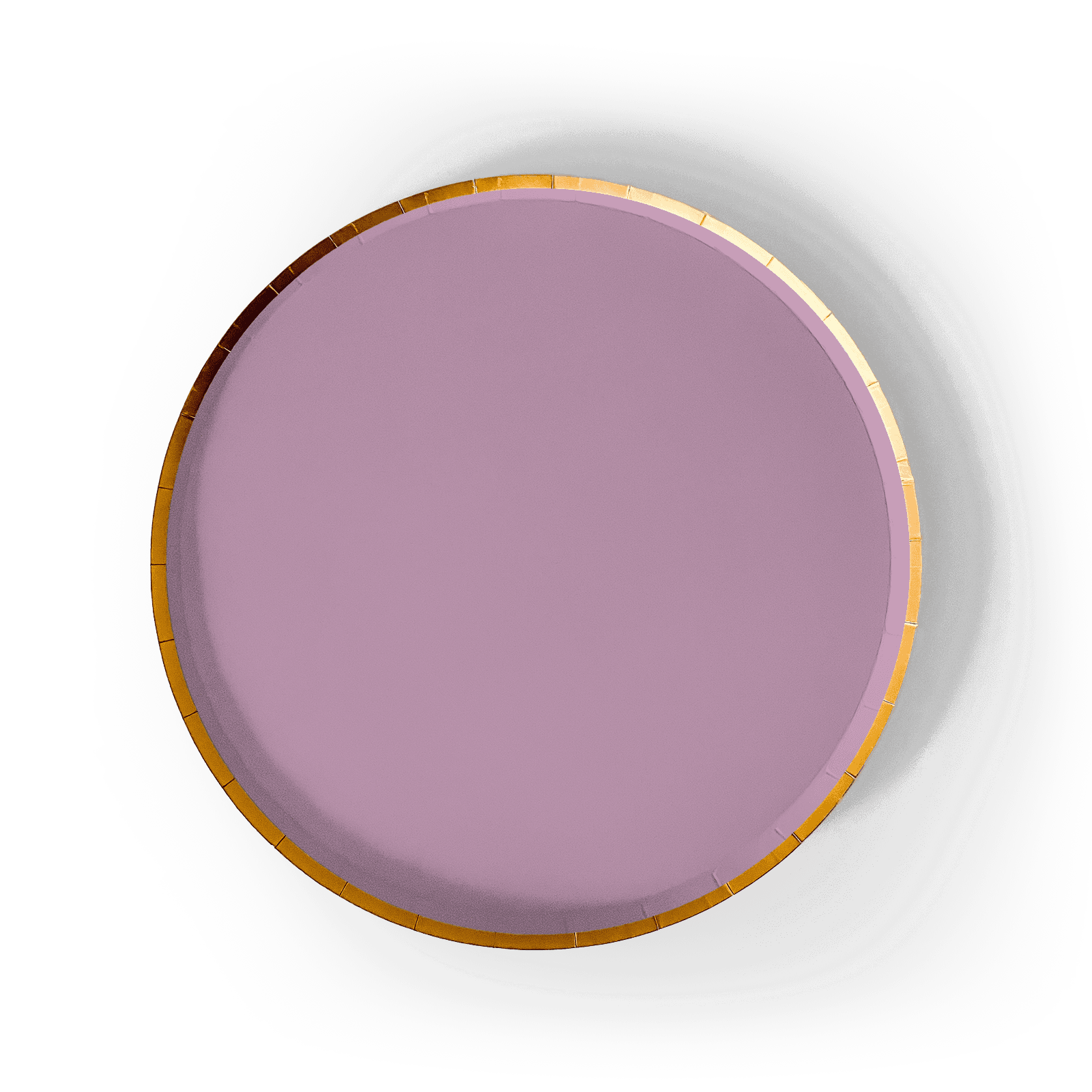 Gold Pink Paper Plate (8pcs) - Josi James - 9 Inch Plate