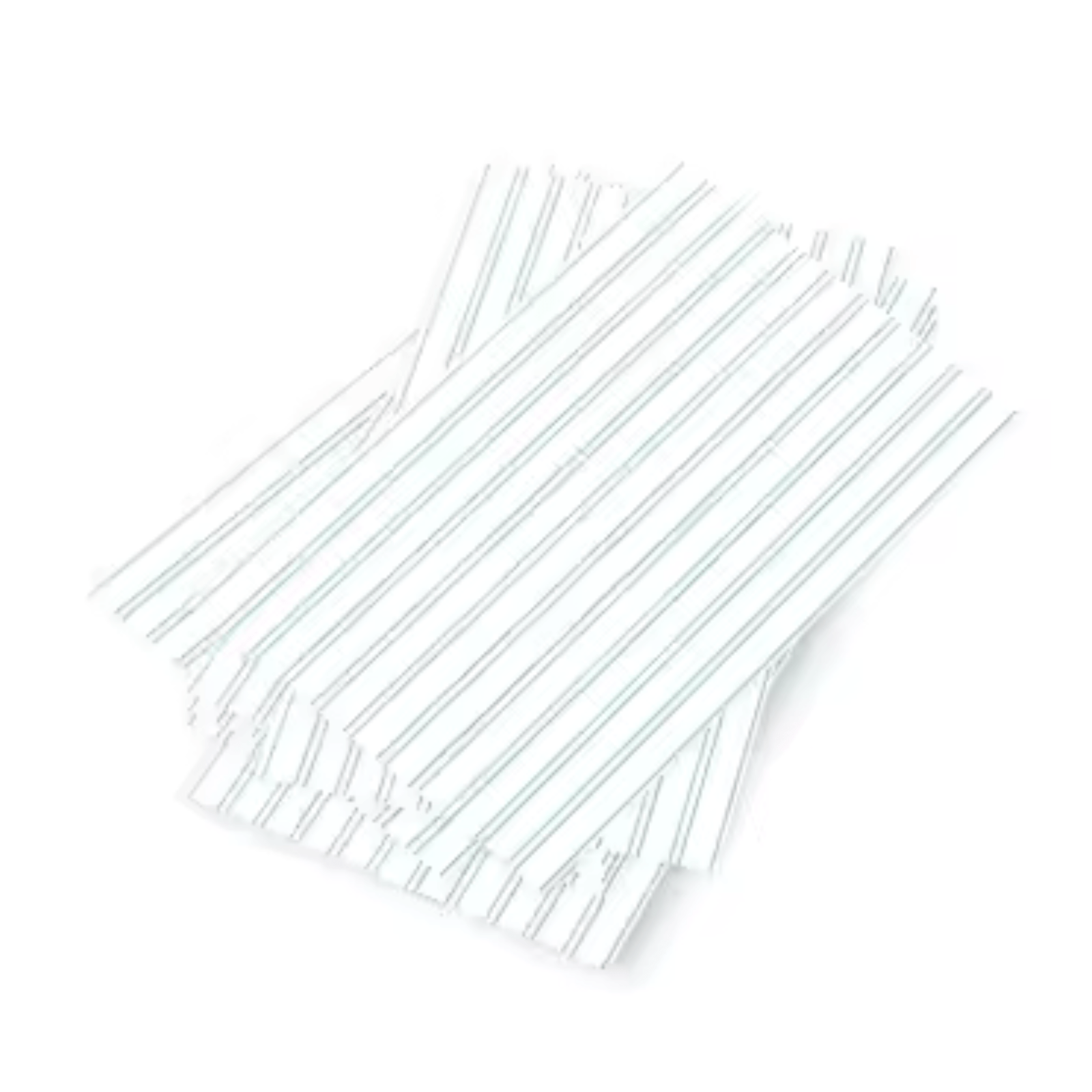 Green Farmhouse Striped Napkins (24pcs) - Josi James - Tall Napkins