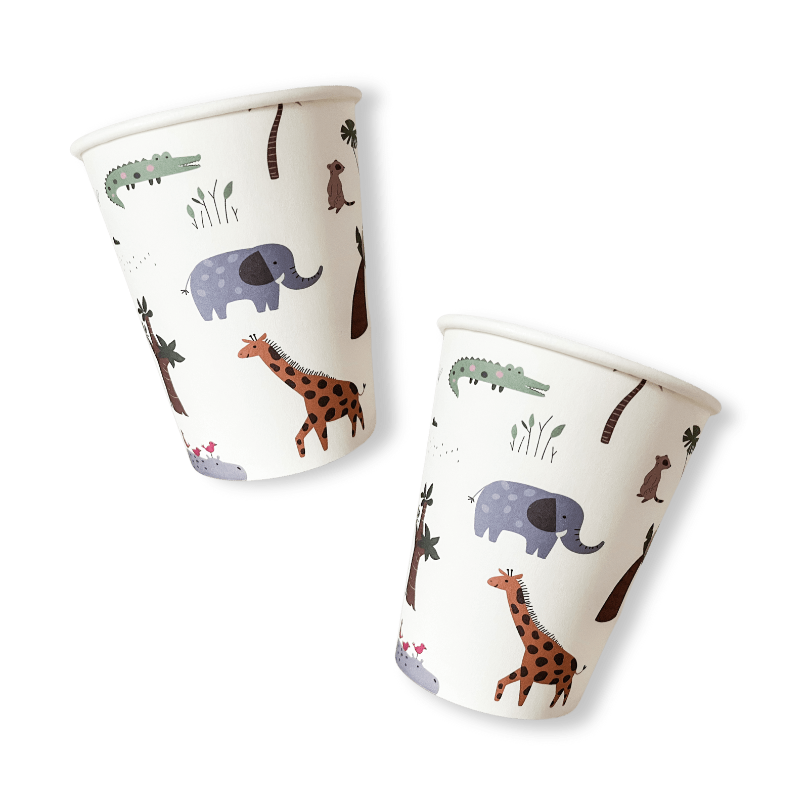 Jungle Safari Disposable Cups (8pcs) - Josi James - Cups