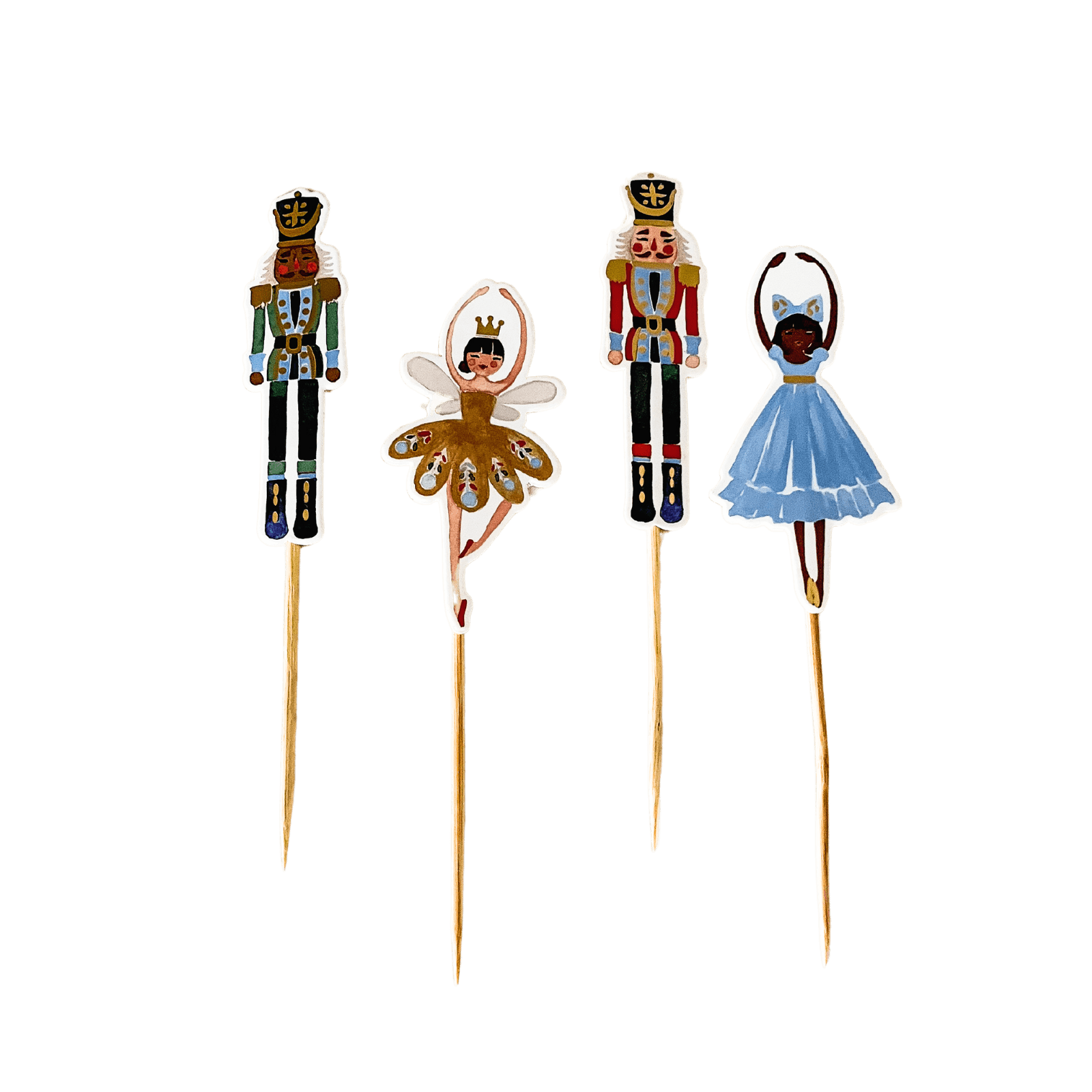 Nutcracker Christmas Cupcake Toppers - Josi James - Cupcake Toppers