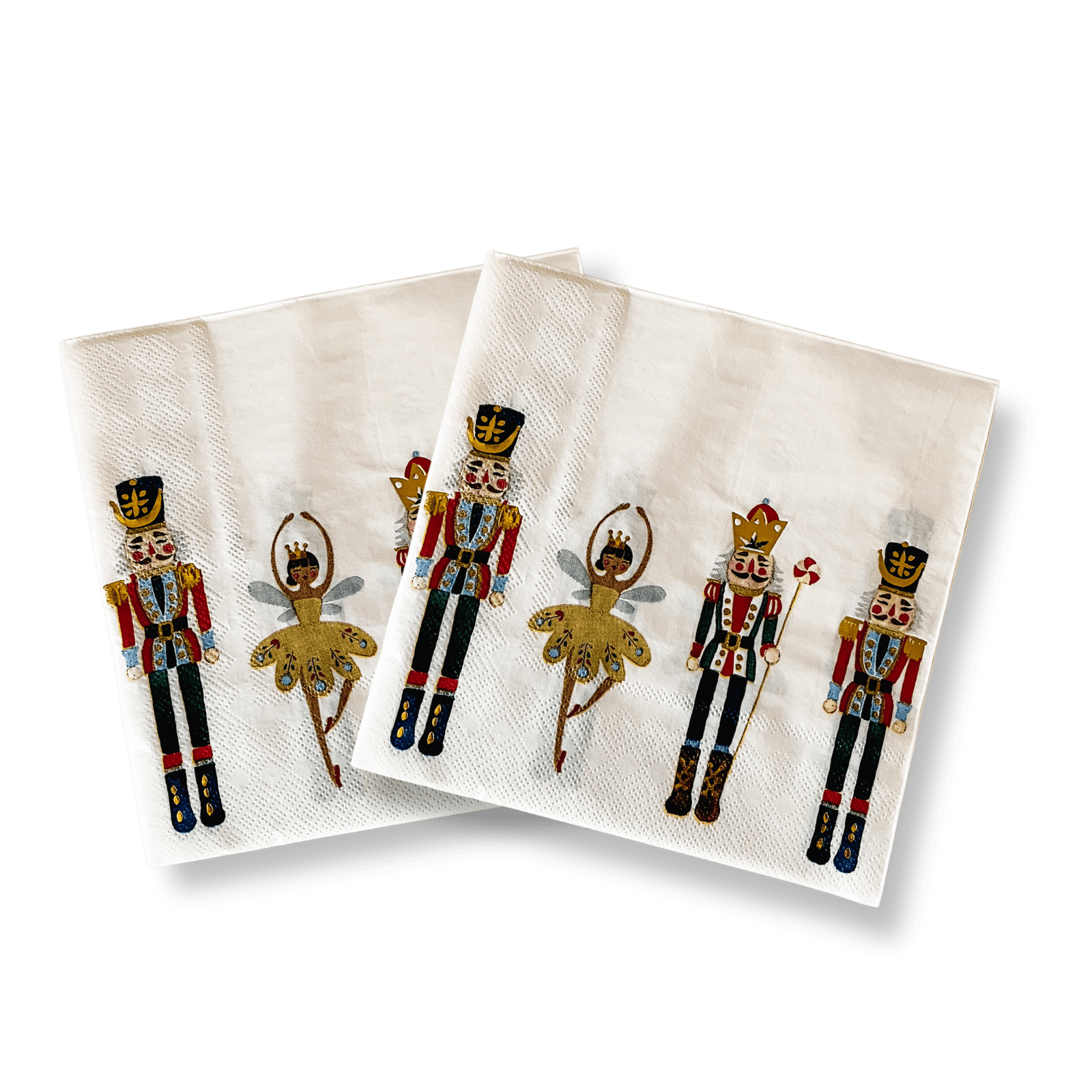 Nutcracker Christmas Large Disposable Paper Napkins (16pcs) - Josi James - Large Napkins