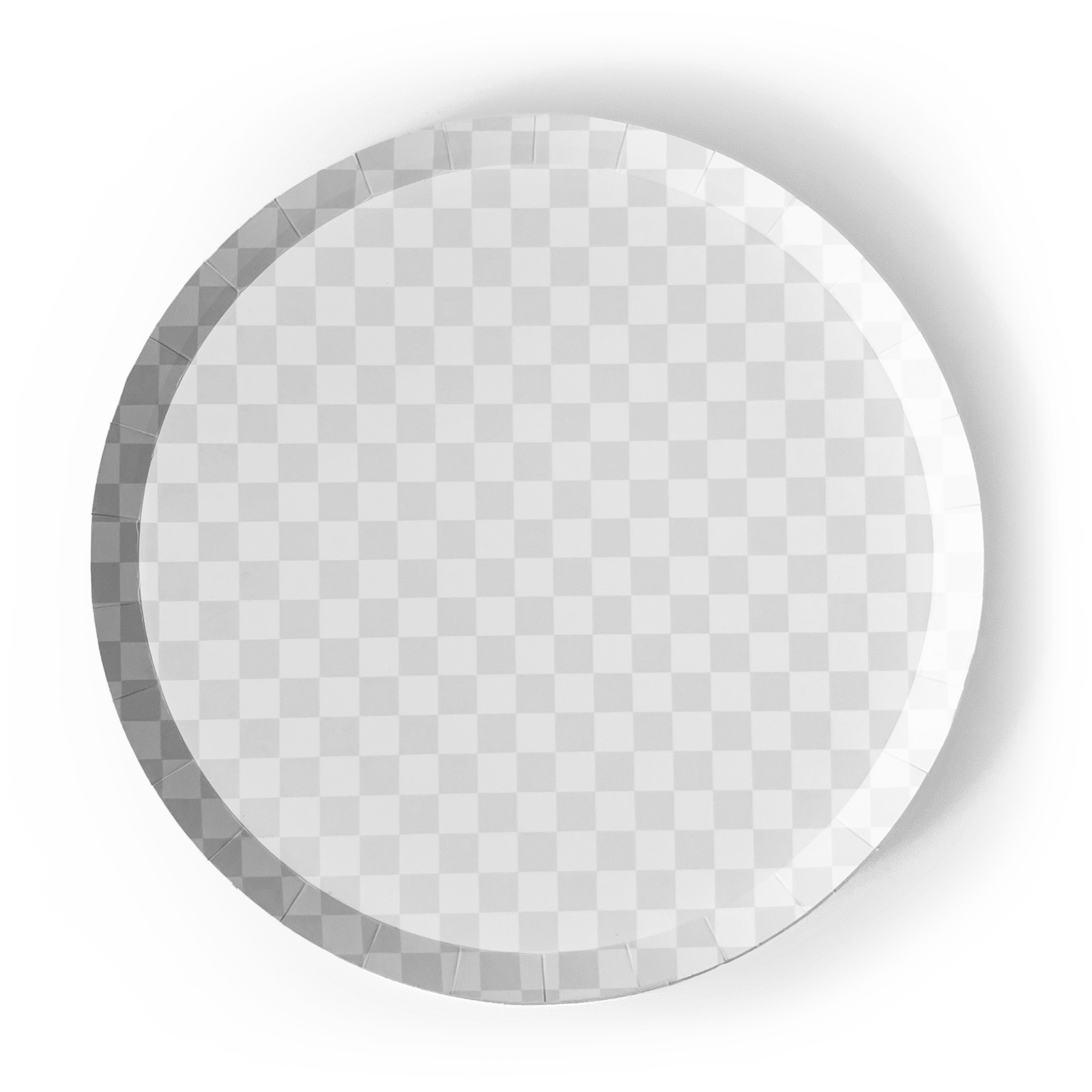 Premium Checkered Light Gray Plate (8pcs) - Josi James - 10.5 Inch Plate