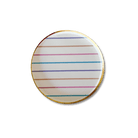 Striped Dessert Plate (8pcs) - Josi James - 7 Inch Plate