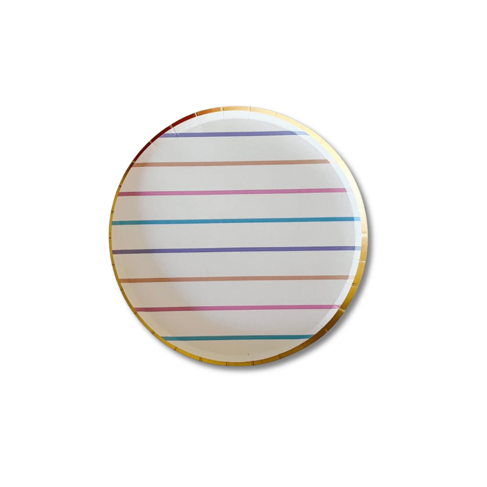 Striped Dessert Plate (8pcs) - Josi James - 7 Inch Plate