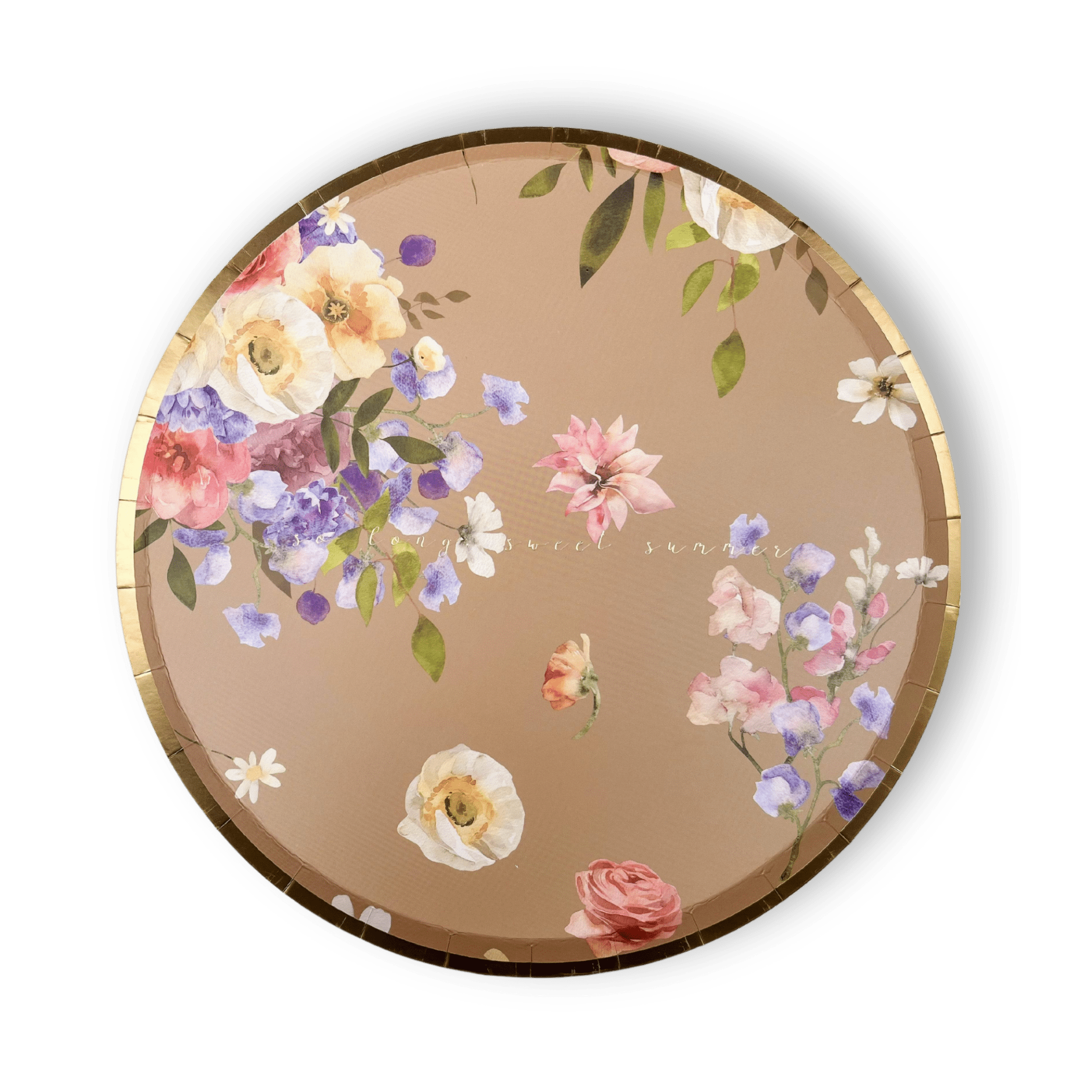 Summer Floral Plate (8pcs) - Josi James - 9 Inch Plate