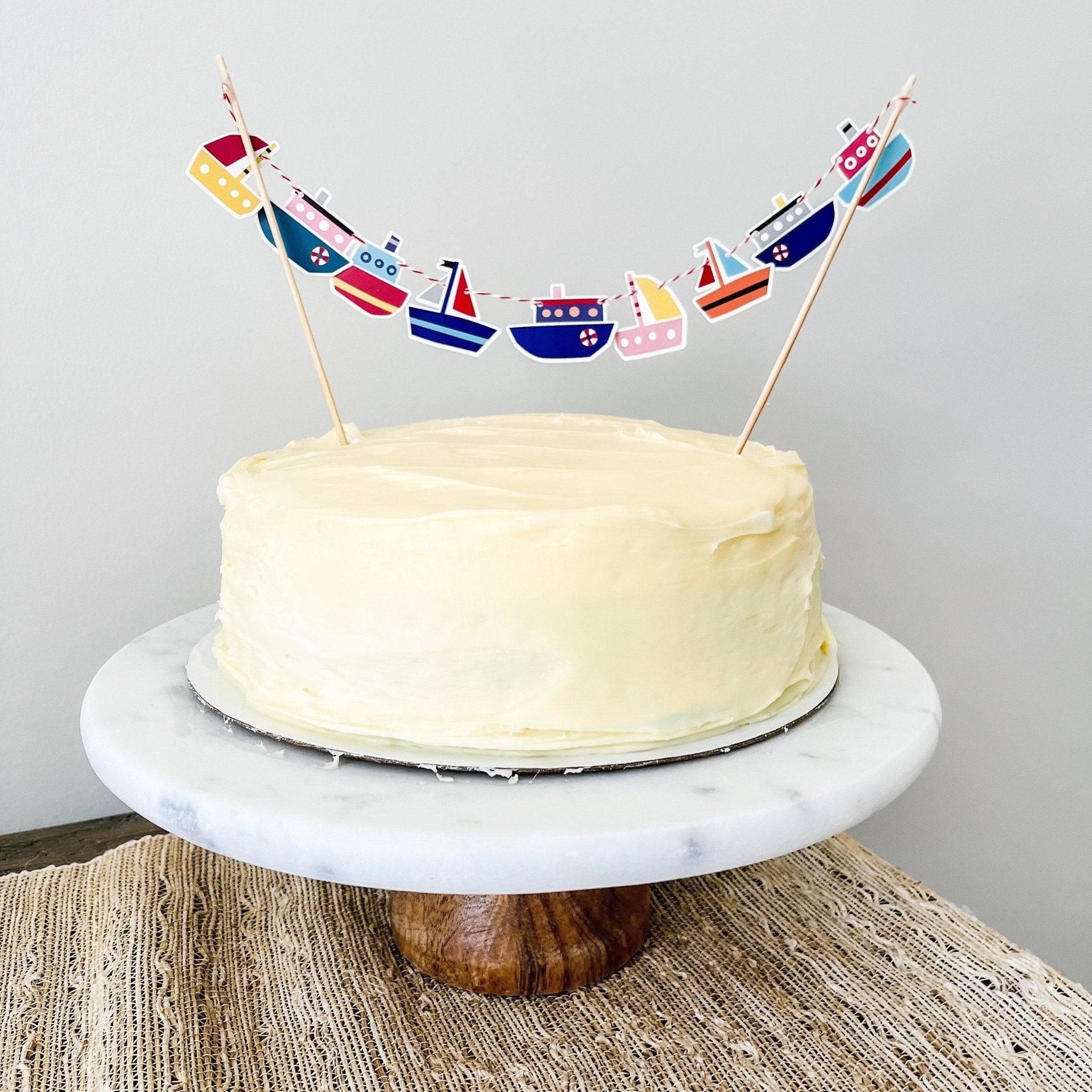 Boat Cake Banner - Josi James - Cake Banner