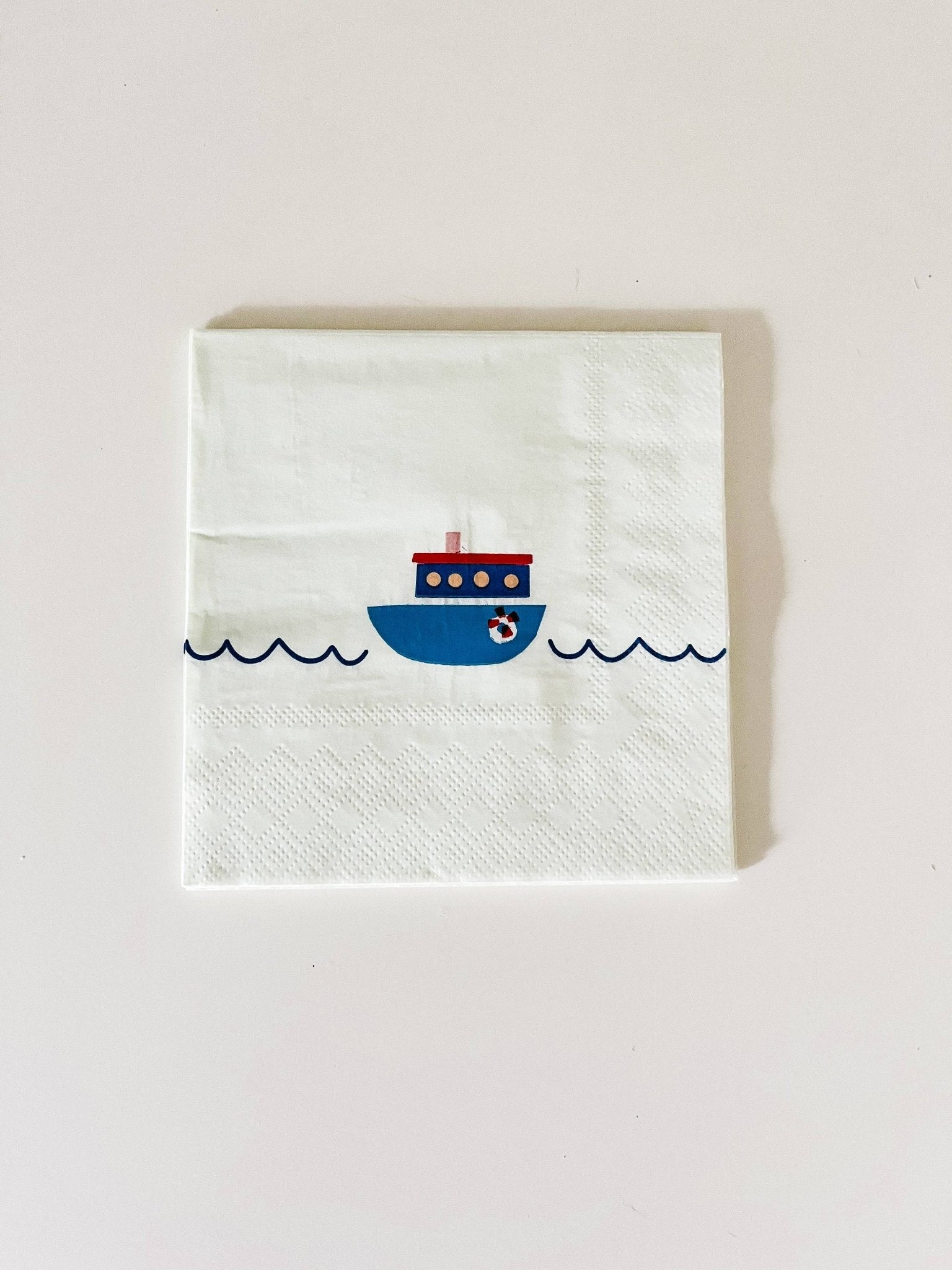 Boat Small Disposable Paper Napkins (16pcs) - Josi James - Small Napkins