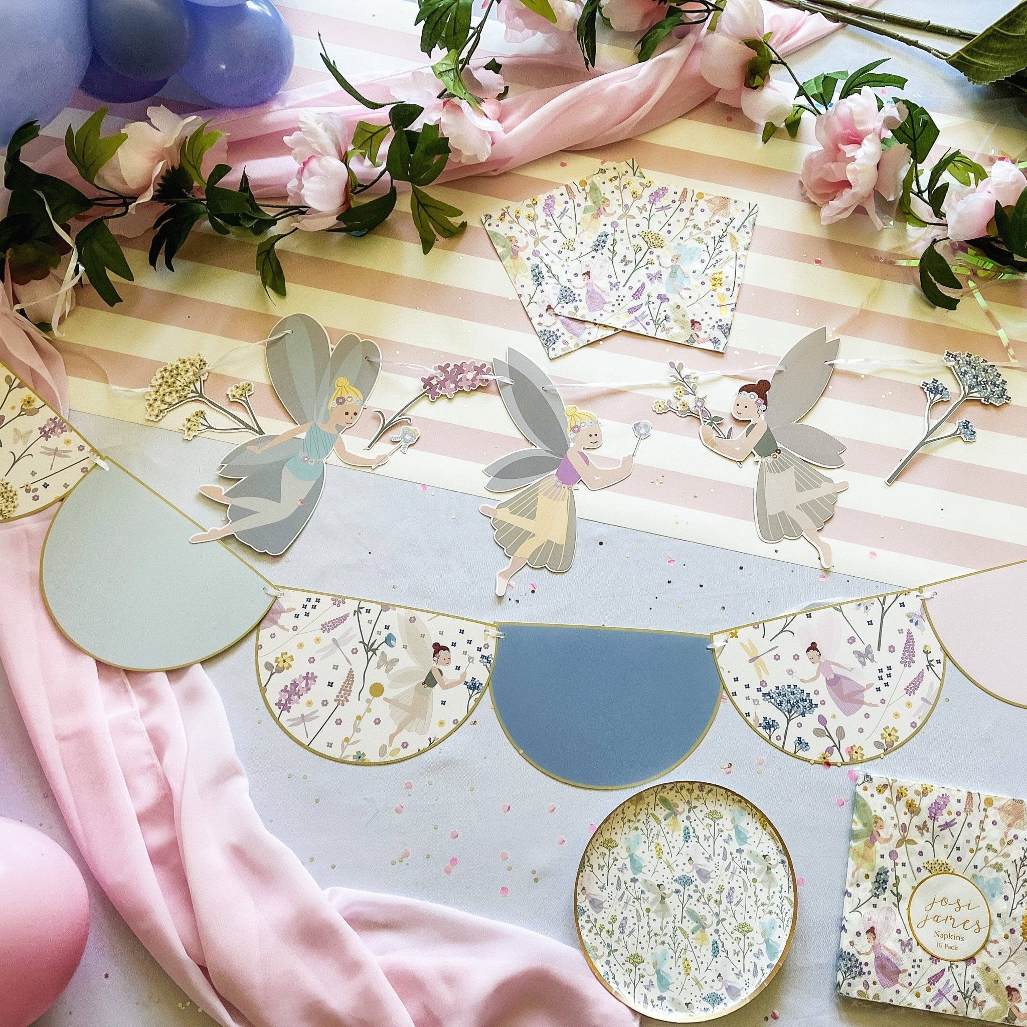 Fairy Scalloped Banner - Josi James - Banners