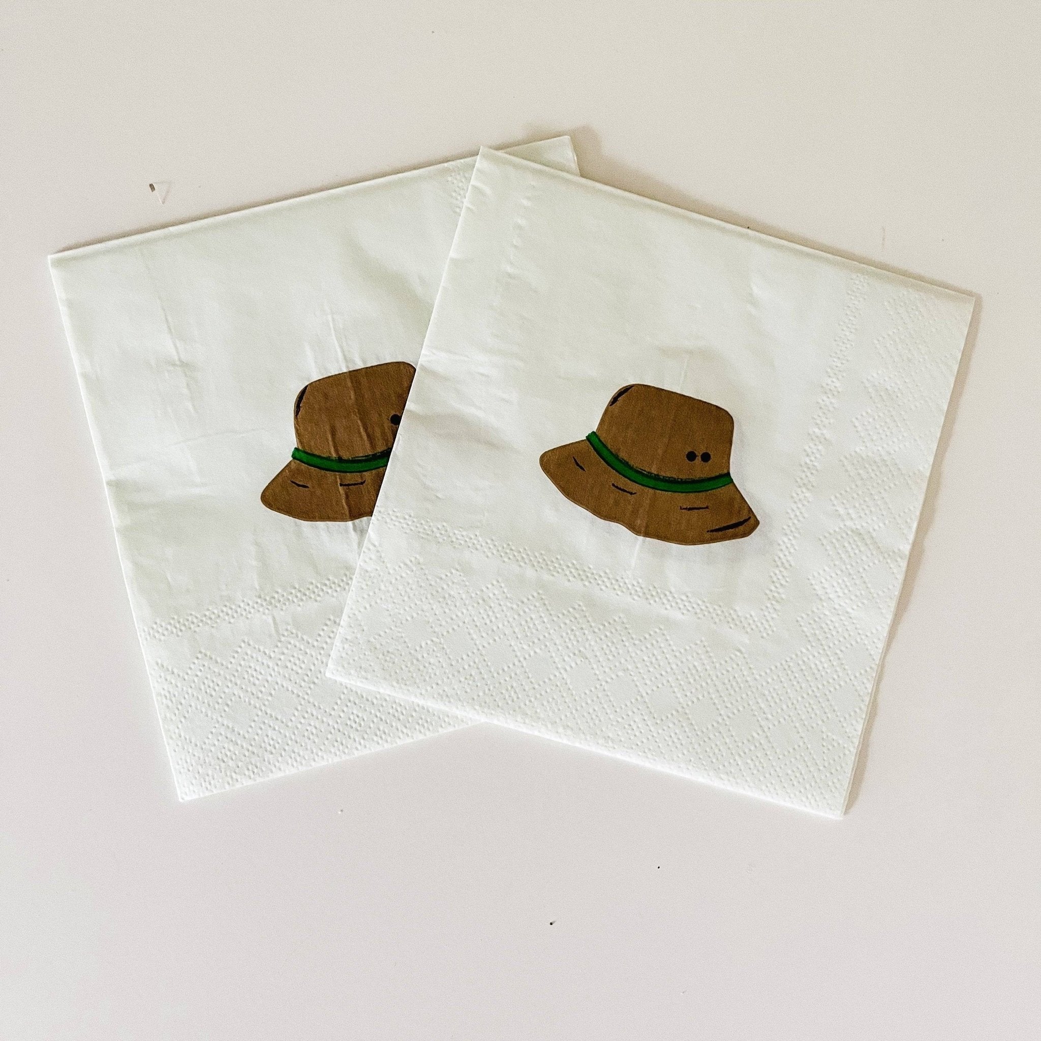 Fishing Small Disposable Paper Napkins (16pcs) - Josi James - Small Napkins