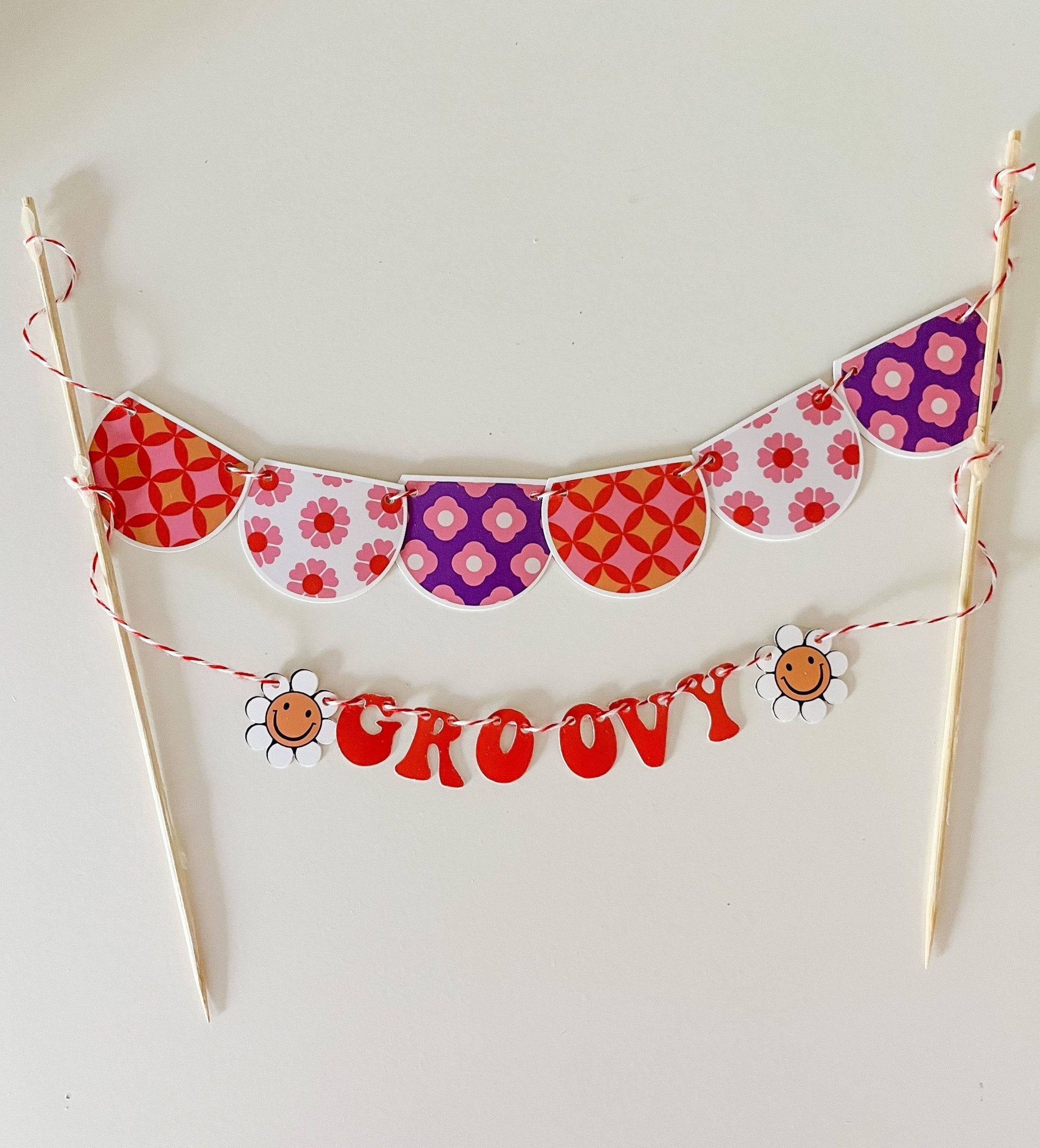 Groovy Cake Banner - Josi James - Cake Banner