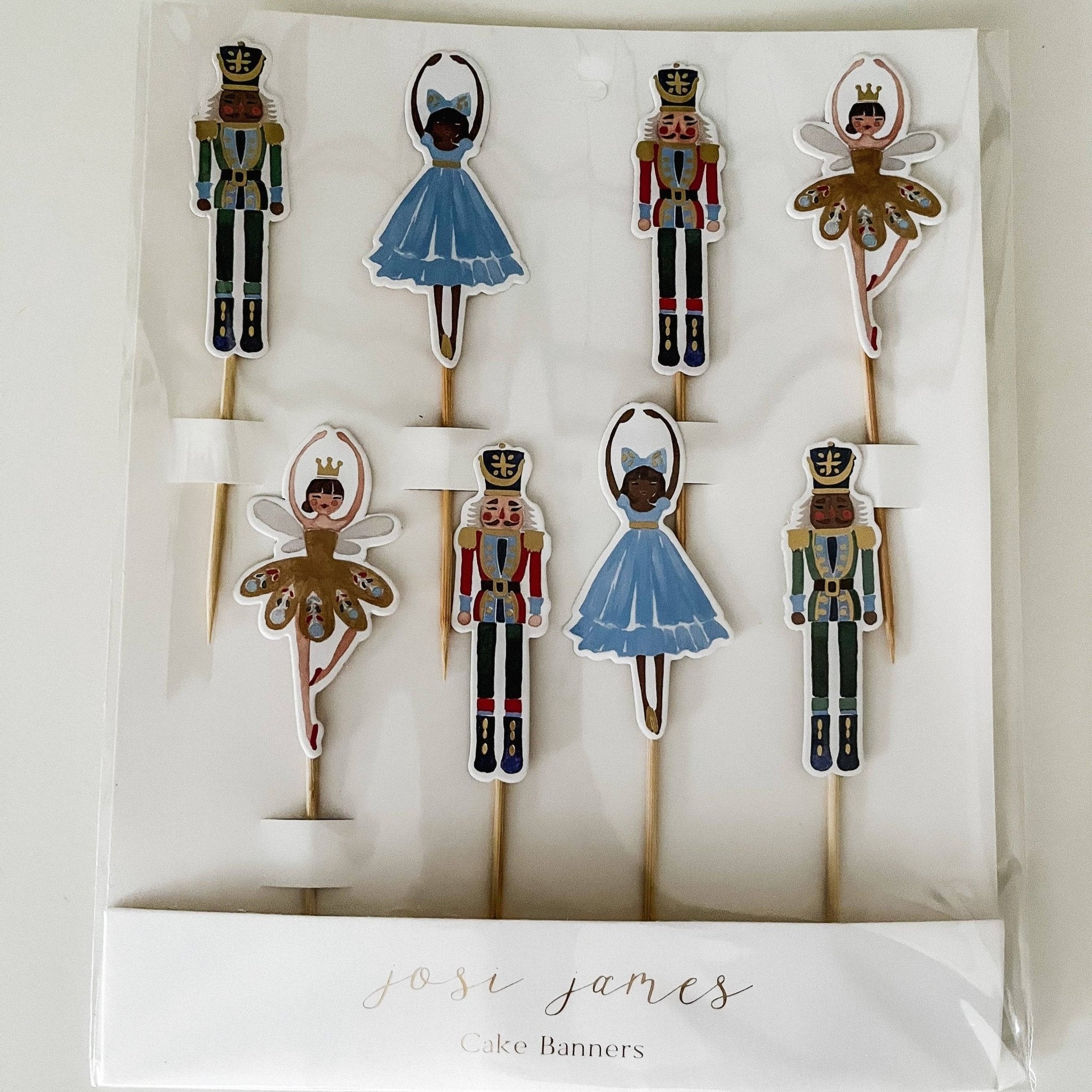 Nutcracker Christmas Cupcake Toppers - Josi James - Cupcake Toppers