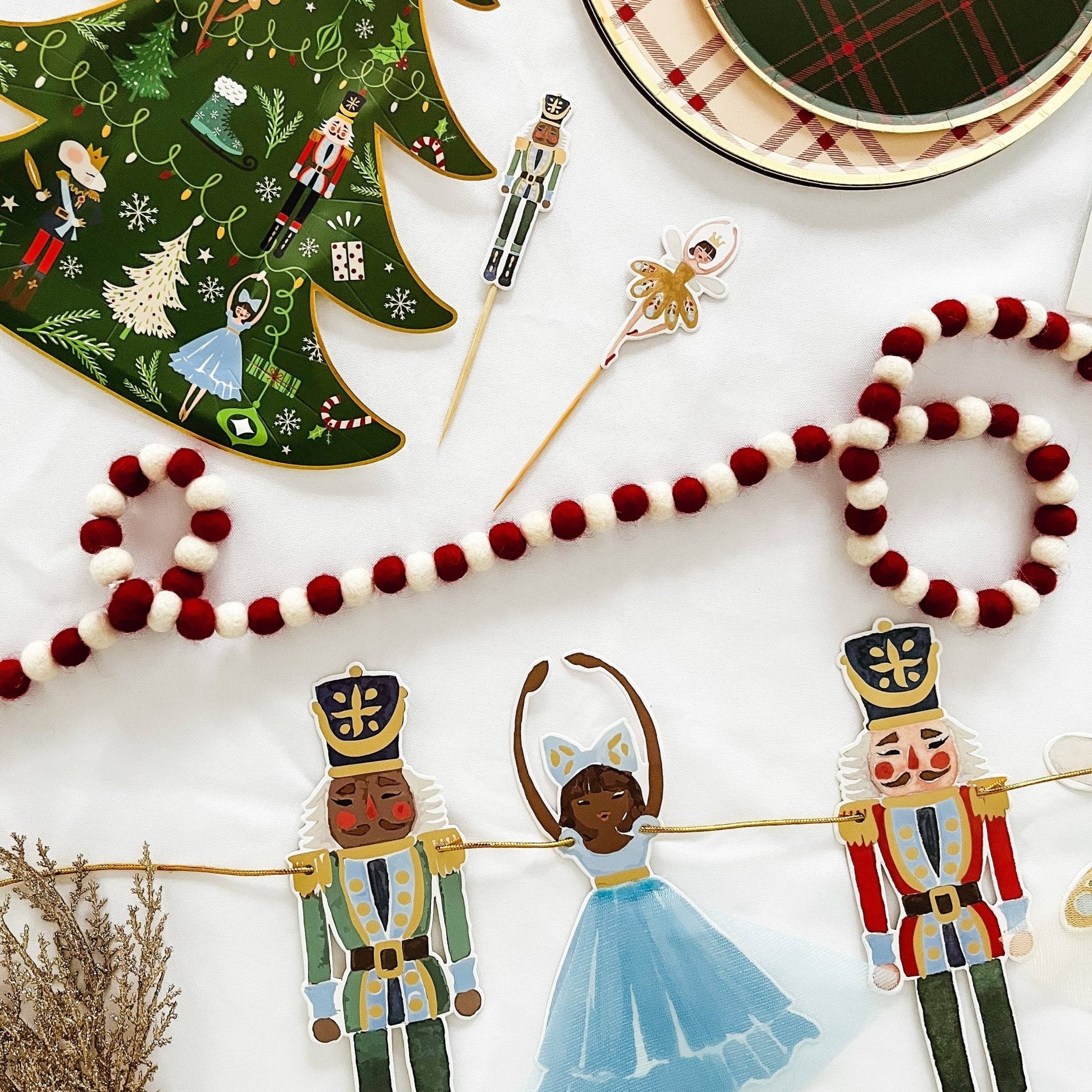 Nutcracker Christmas Cupcake Toppers - Josi James - Cupcake Toppers