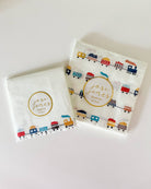 Train Small Disposable Paper Napkins (16pcs) - Josi James - Small Napkins