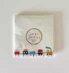 Train Small Disposable Paper Napkins (16pcs) - Josi James - Small Napkins